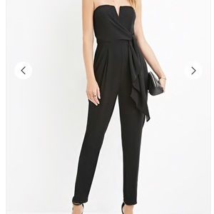 Strapless jumpsuit